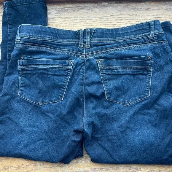 Democracy Ab Technology Stretch Straight Leg Slimming Tummy Control Jeans Sz 14 - Picture 4 of 10